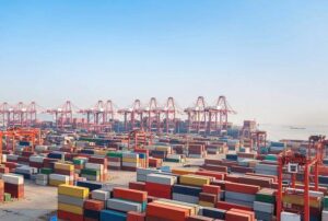 Stacked-Shipping-Containers
