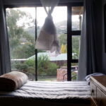 triton off grid container home bedroom view