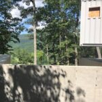 appalachian container cabin legacy construction retaining wall
