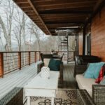 appalachian container cabin legacy exterior covered deck