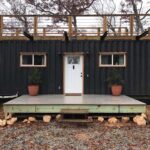 appalachian container cabin legacy exterior front zoomed
