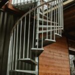 appalachian container cabin legacy exterior stairs top deck