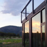 Canon City Container Cabin exterior large window steel deck