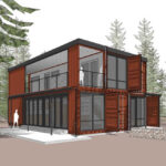 Chelan Container House digital design alternate