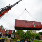 Hamilton Container House container installation 1