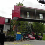 Hamilton Container House container installation