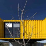 Huiini Shipping Container House balcony view