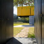 Huiini Shipping Container House door