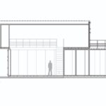 Huiini Shipping Container House elevation cut