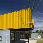 Huiini Shipping Container House exterior side view