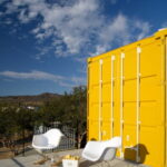 Huiini Shipping Container House open terrace