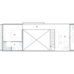 Huiini Shipping Container House second floor plan