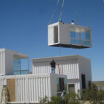 Mojave Container Studio crane lift