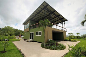 Playa Hermosa Container Home front and garage