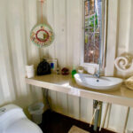 Playa Hermosa Hybrid Container Home bathroom sink
