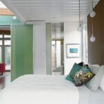 cordell container house master bedroom