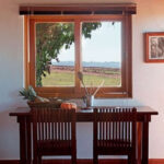 gondwana organic farm container house glass window