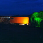 gondwana organic farm container house lights
