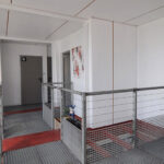 maison container lille corridor metal walkway