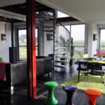 maison container lille living and dining area
