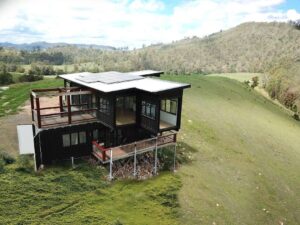 redpath container home aerial view