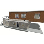Utah Cantilevered Container Home concept left