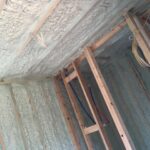 atlanta backyard container homes construction insulation ceiling