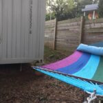 atlanta backyard container homes exterior hammock
