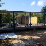 bali container villas construction cut panels