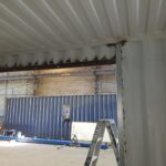 bushland beach container home construction offsite cut