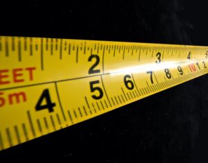 cut container measuring tape