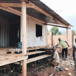 container haus uganda construction porch