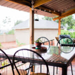 container haus uganda porch table