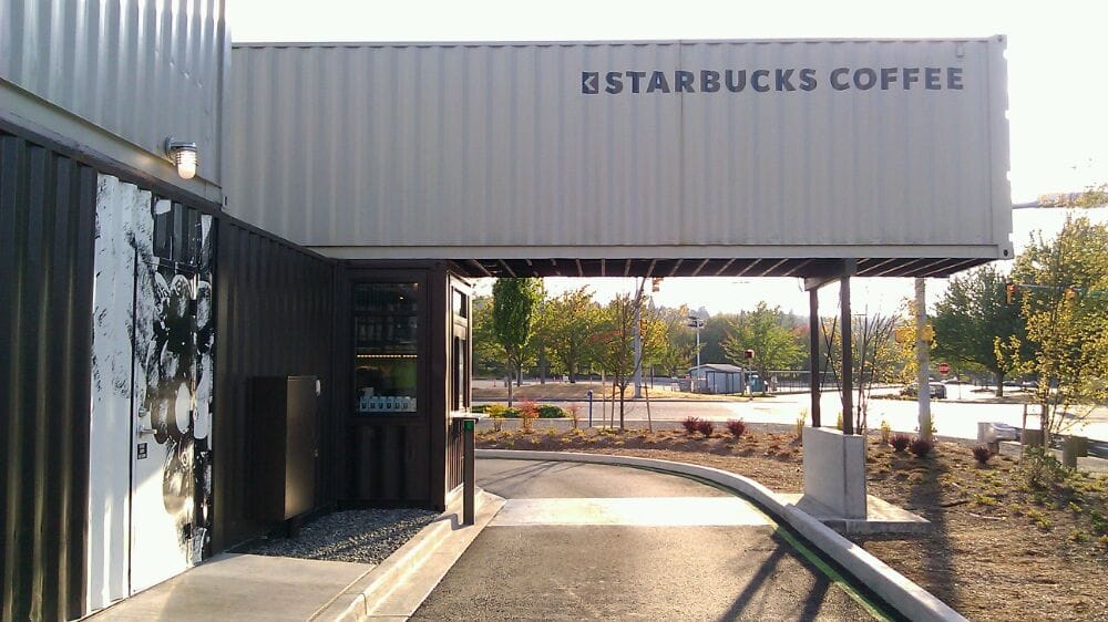 Shipping Container Starbucks Tukwila Discover Containers