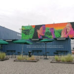 container starbucks tukwila mural wide