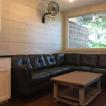 dam camp container home couch