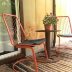 florida bamboo container home porch chairs