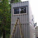 hinckle container home construction end