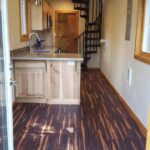 hinckle container home flooring