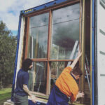 kangarilla container house construction end window