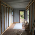 kangarilla container house construction framing
