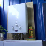kelly tiny container home water heater zoom