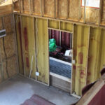 klip river container cabin construction framing