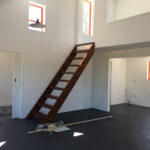 klip river container cabin construction stairs