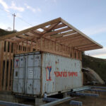 mcconkey container home construction roof framing