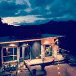mcconkey container home overhead night