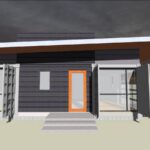 mcconkey container home rendering front