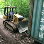 riverside hideout construction container move