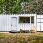 tiny victoria container house exterior side