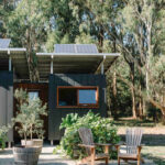 wattle bank container home exterior lounge